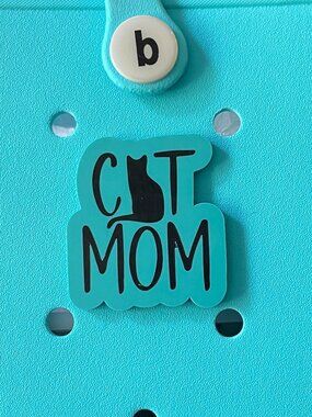 Cat Mom Bogg Charm-Kitty Bogg Charm-Cat Bogg Charm